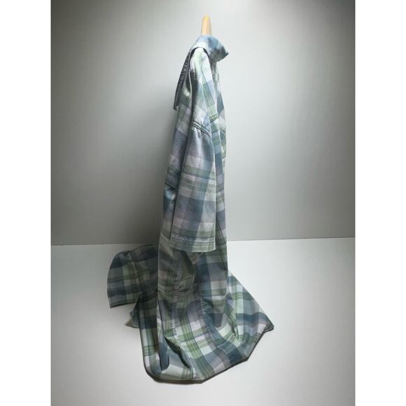 Magellan 3XL Men’s Green Plaid Short Sleeve Shirt Outdoors Gorp Core Plus Size - Picture 2 of 11